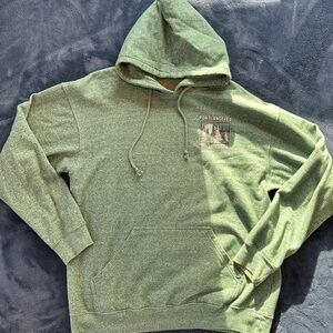Green Hoodie with Port Angeles Print